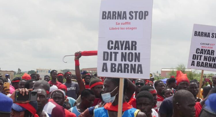 SENEGAL: Opening of a trial against a fishmeal factory in Thiès©Collectif Taxawu Cayar