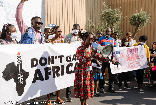 COP27 : les activistes africains s’opposeront aux projets pétroliers et gaziers@Greenpeace Afrique