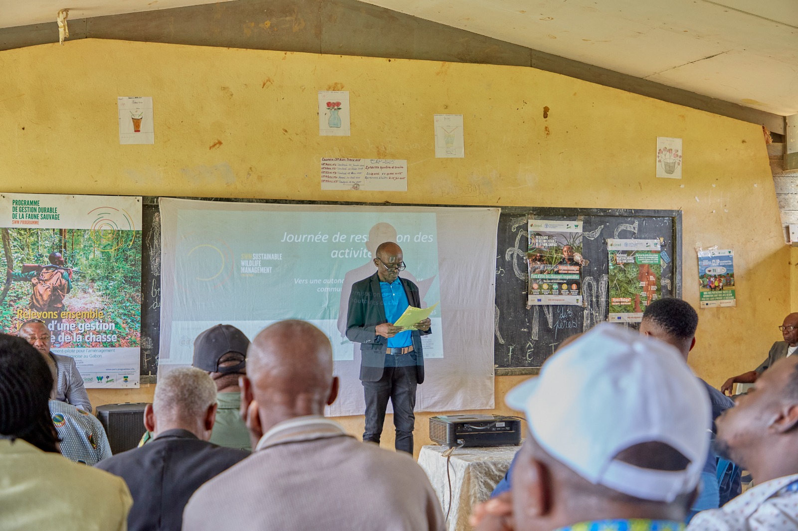 Les 17 et 18 juillet 2025, dans le département de Mulundu au centre du Gabon, un atelier de restitution des activités des Associations Communautaires de Chasse Villageoise (ACCV) a marqué la clôture de la deuxième année, la phase II du SWM Programme (Sustainable Wildlife Management) au Gabon.