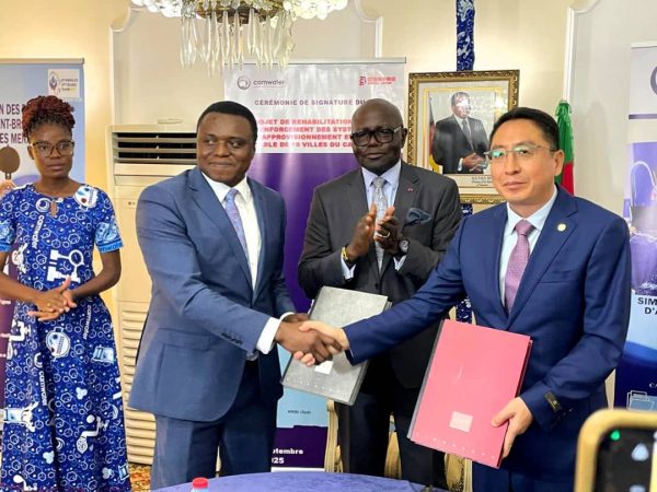 CAMEROUN : le chinois CGCOC lance la réhabilitation des systèmes d’eau potable dans 10 villes©CamWater